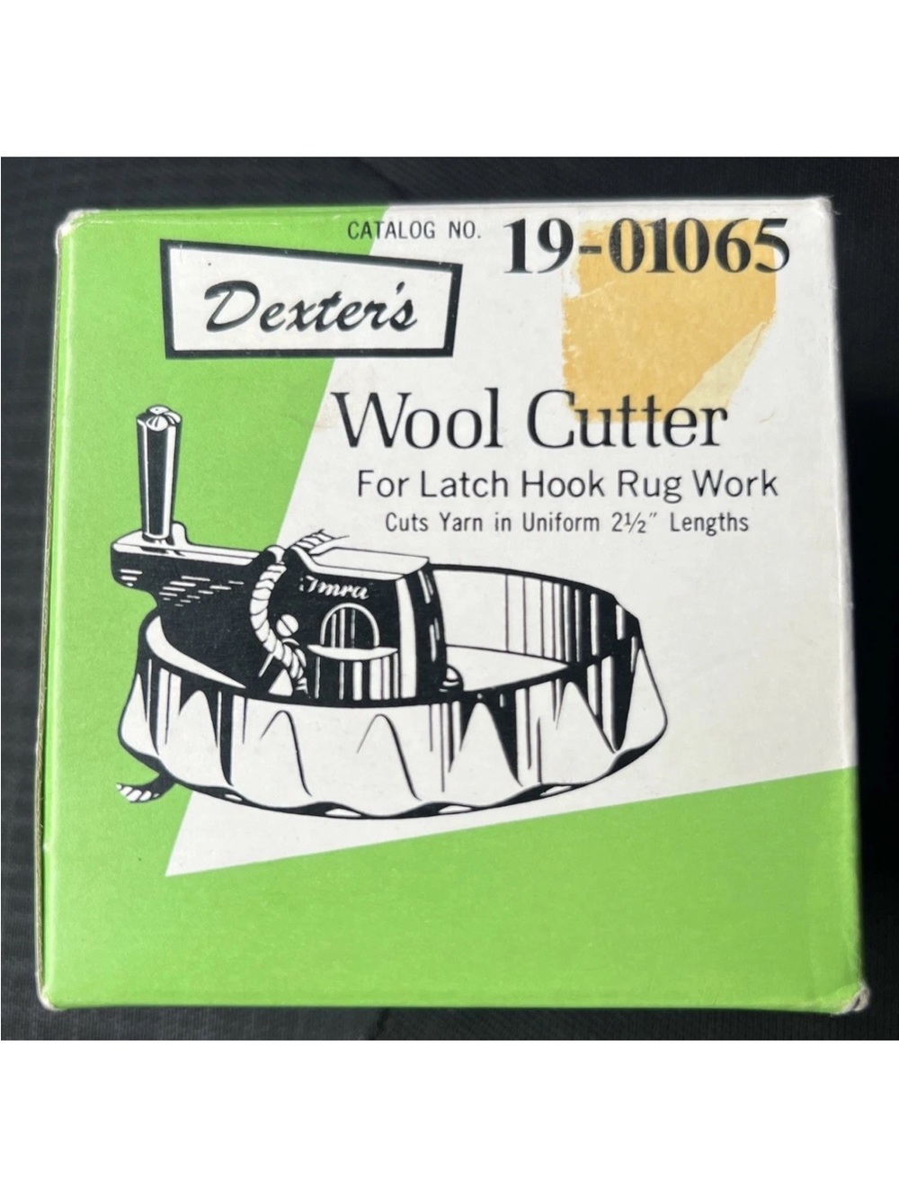 Vintage Dexter’s Wool Cutter For Latch Hook Rug Work w/Vintage Blades & Box